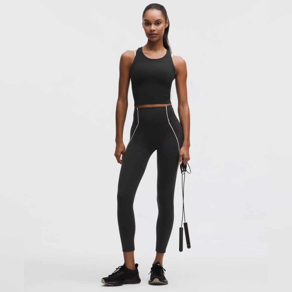 Lululemon Wunder Train No-Line Piped High-Rise Tight 25 piping
